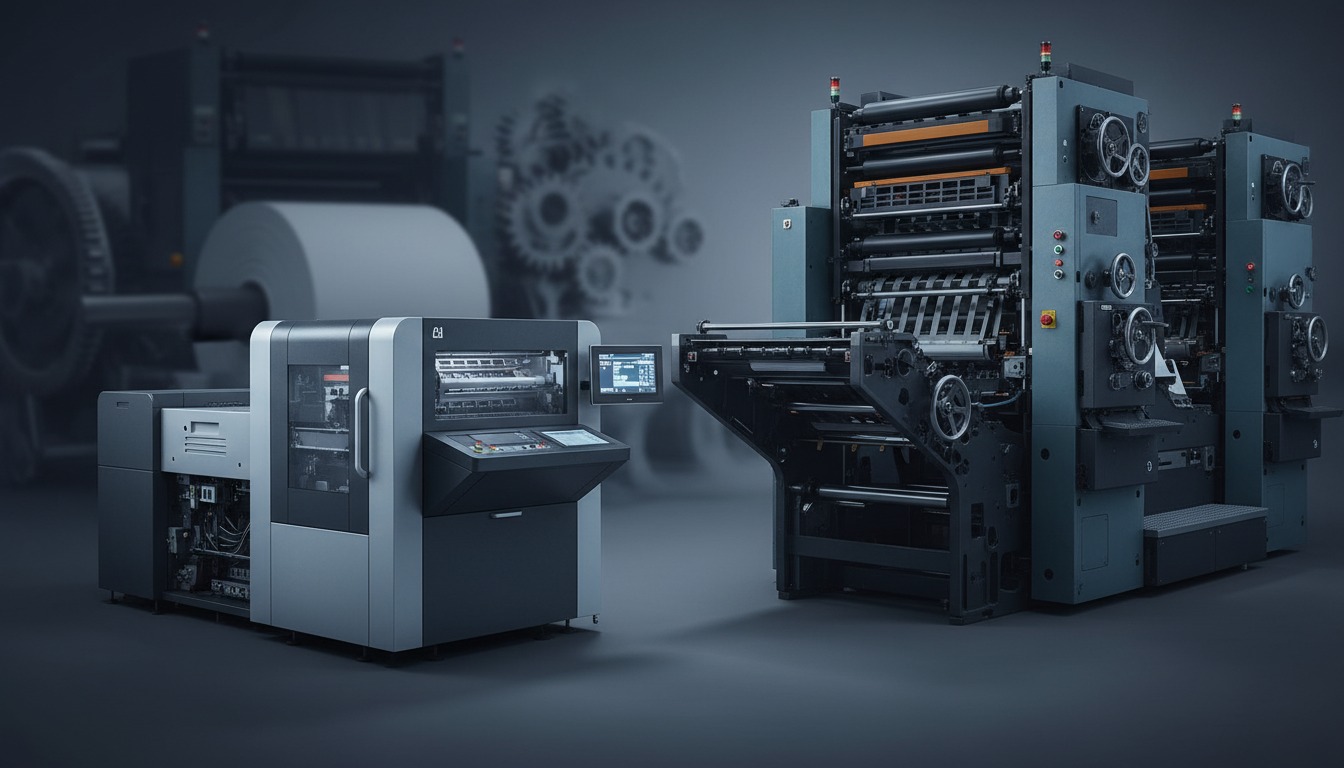 Impressão Digital vs Offset: Qual Escolher?