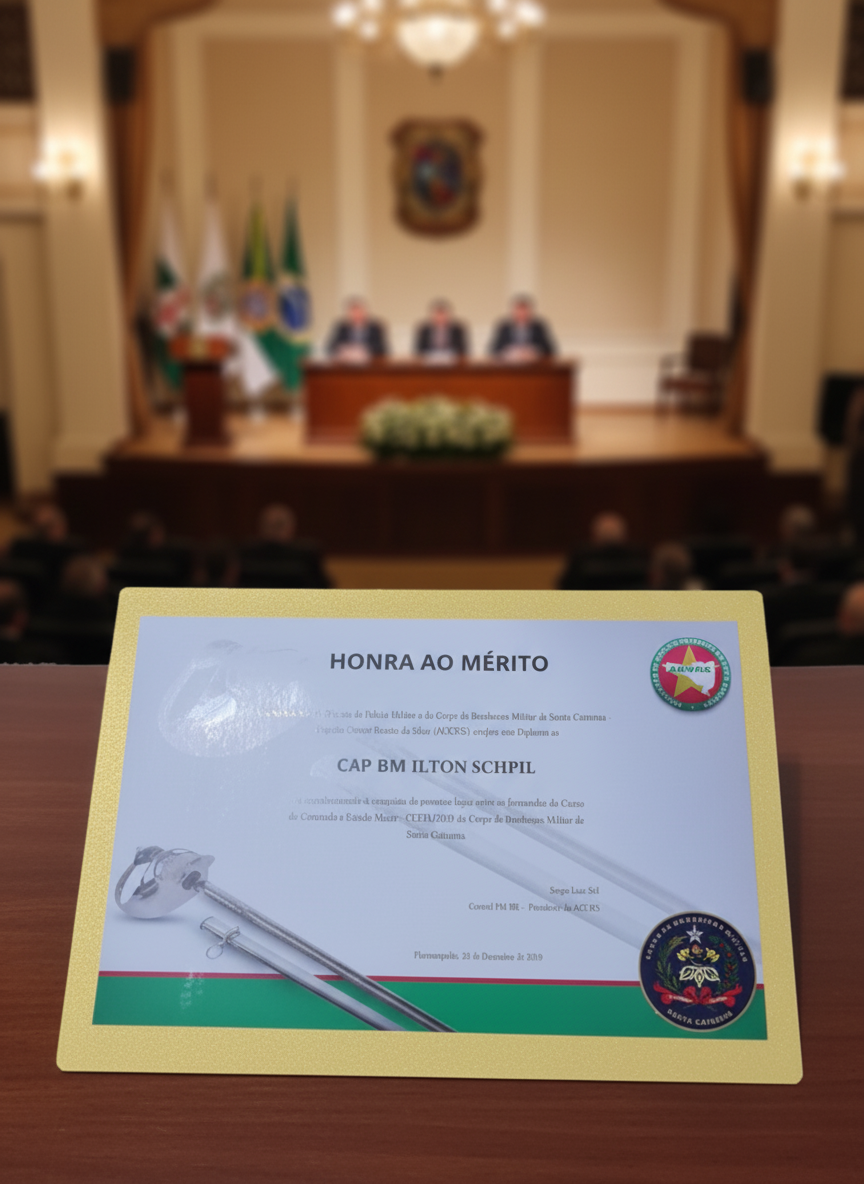 Certificados de honra ao mérito