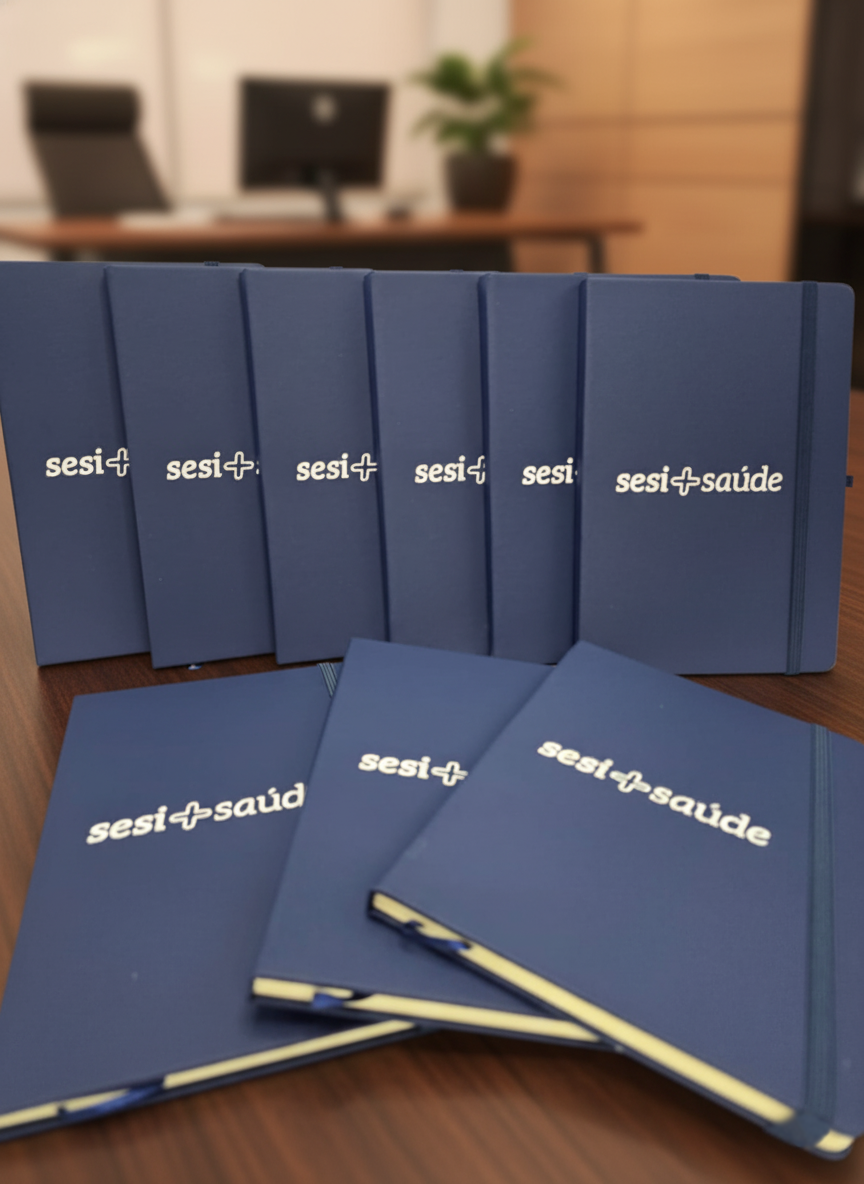 Moleskine com serigrafia