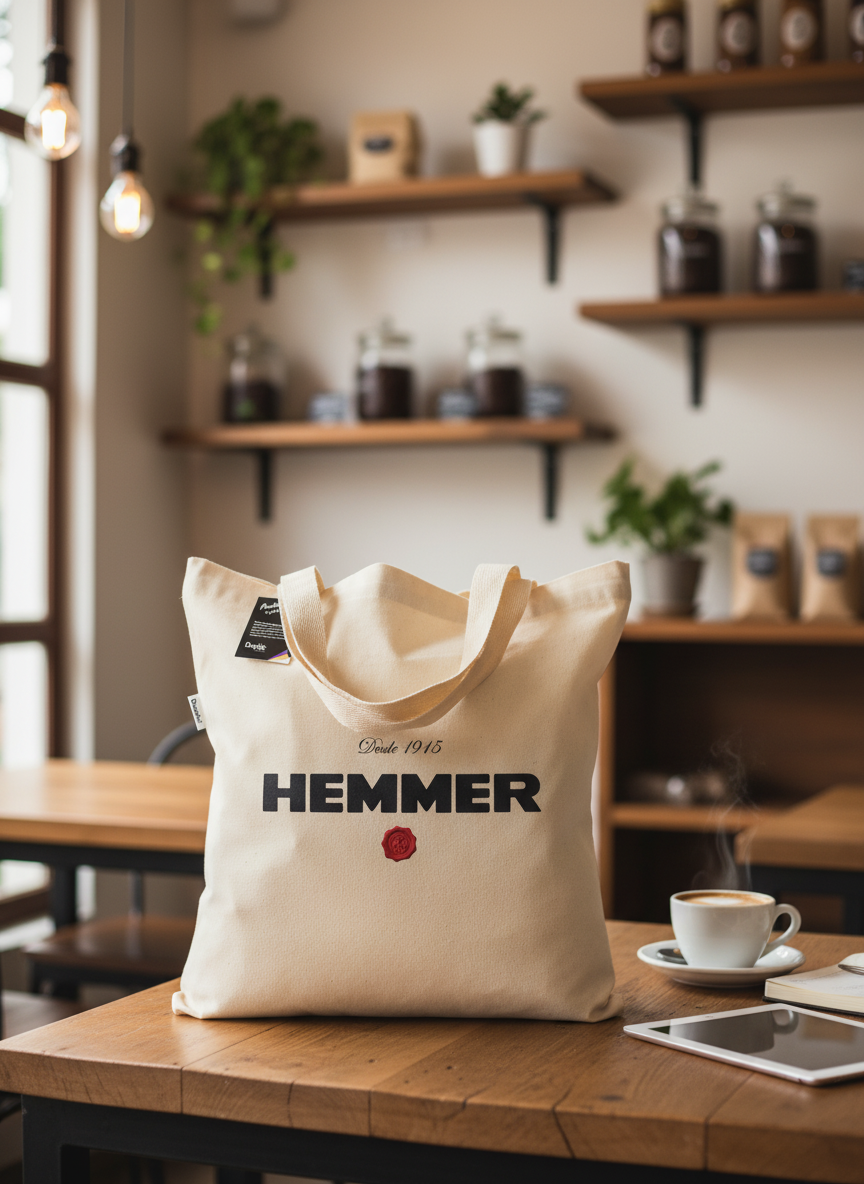 Sacola ecológica algodão cru