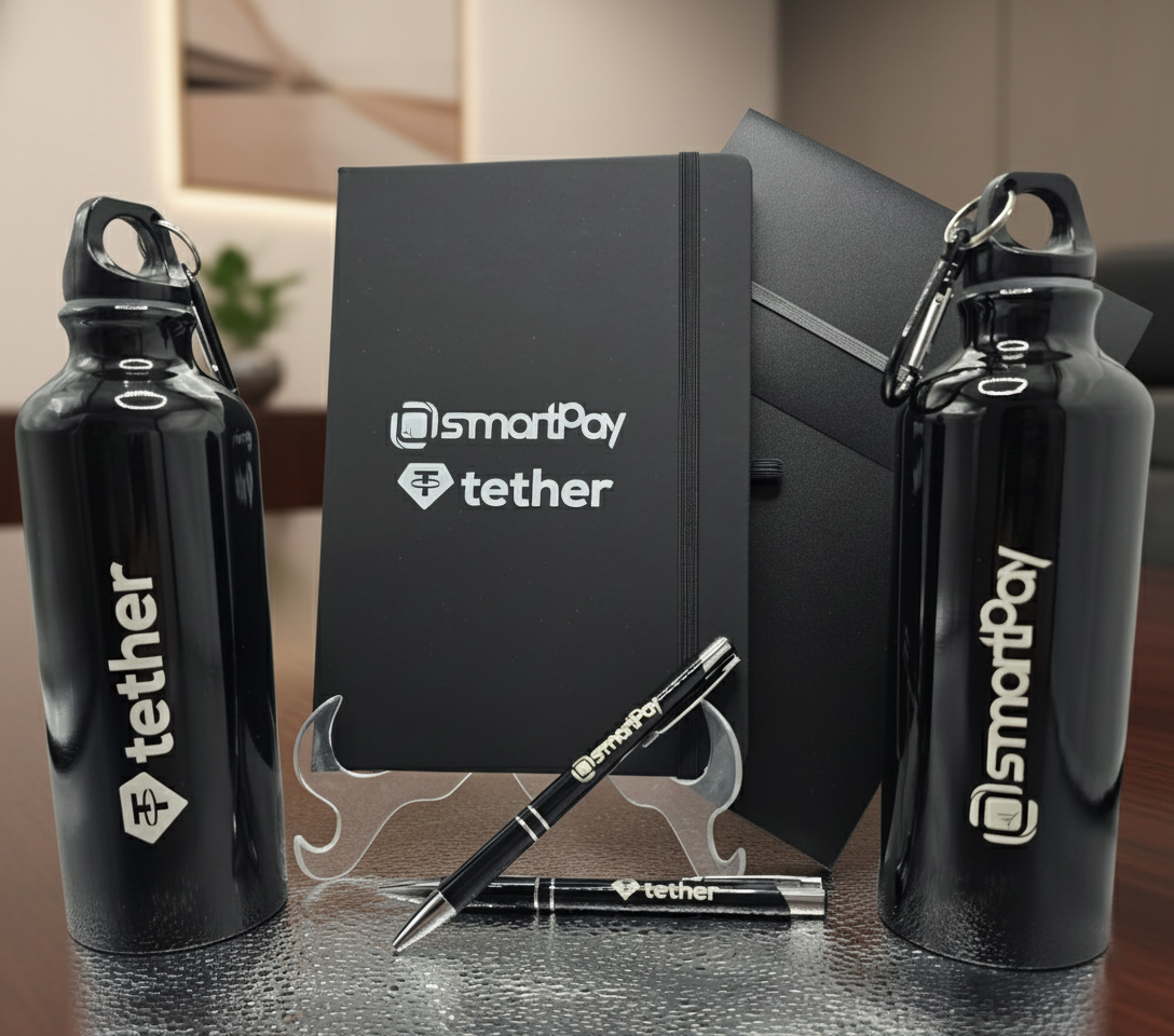 Kit de brindes corporativos