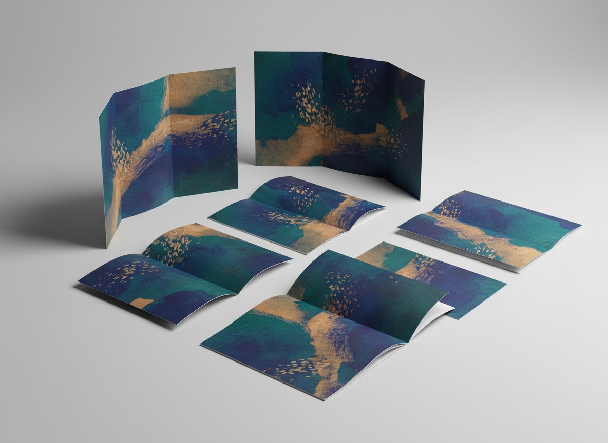 Folders coloridos couché